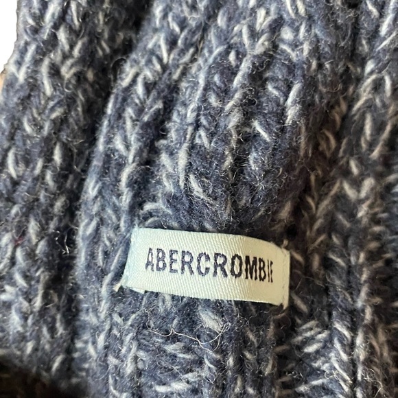 Abercrombie & Fitch Vintage Merino Wool Blend Knit Open Front Cardigan - Picture 5 of 8